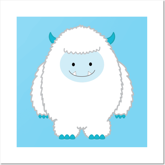 Yeti | by queenie's cards Wall Art by queenie's cards